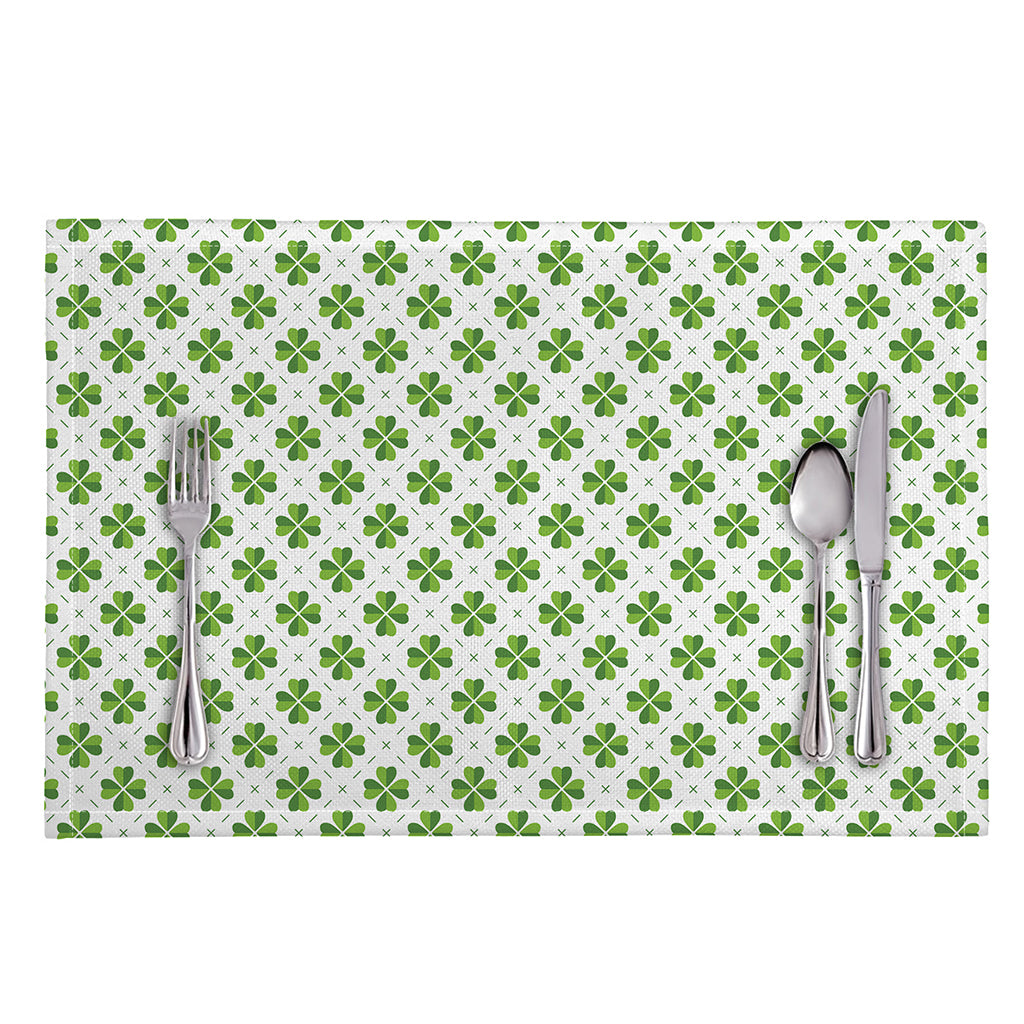 Shamrock Saint Patrick's Day Print Placemat