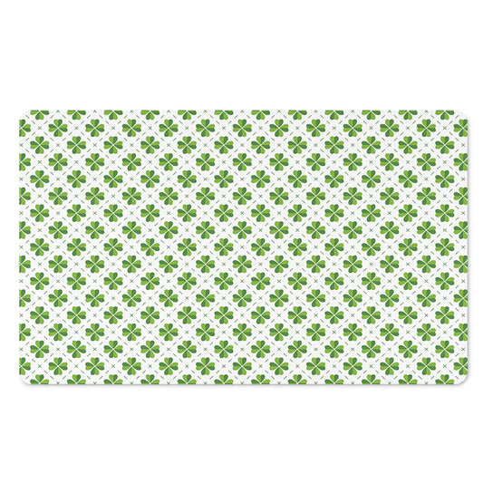 Shamrock Saint Patrick's Day Print Polyester Doormat