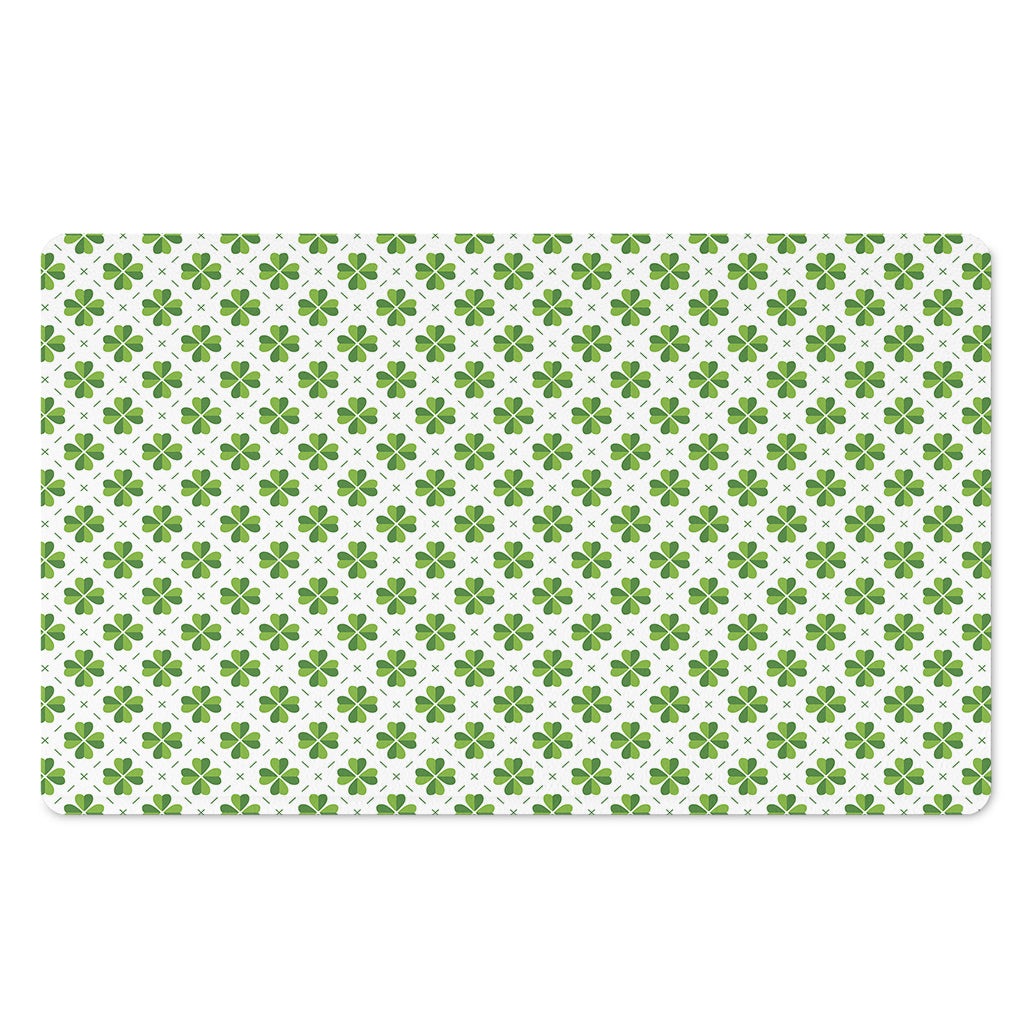 Shamrock Saint Patrick's Day Print Polyester Doormat