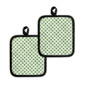 Shamrock Saint Patrick's Day Print Pot Holders