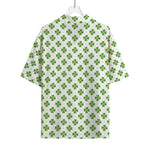 Shamrock Saint Patrick's Day Print Rayon Hawaiian Shirt
