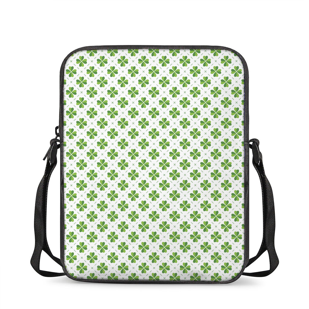 Shamrock Saint Patrick's Day Print Rectangular Crossbody Bag