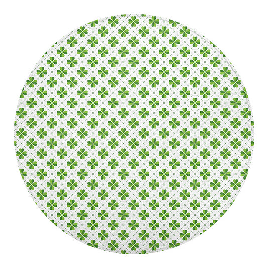 Shamrock Saint Patrick's Day Print Round Blanket
