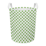 Shamrock Saint Patrick's Day Print Round Laundry Basket