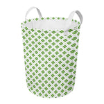 Shamrock Saint Patrick's Day Print Round Laundry Basket