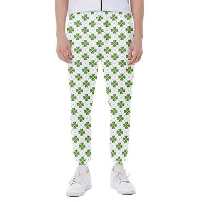Shamrock Saint Patrick's Day Print Scuba Joggers