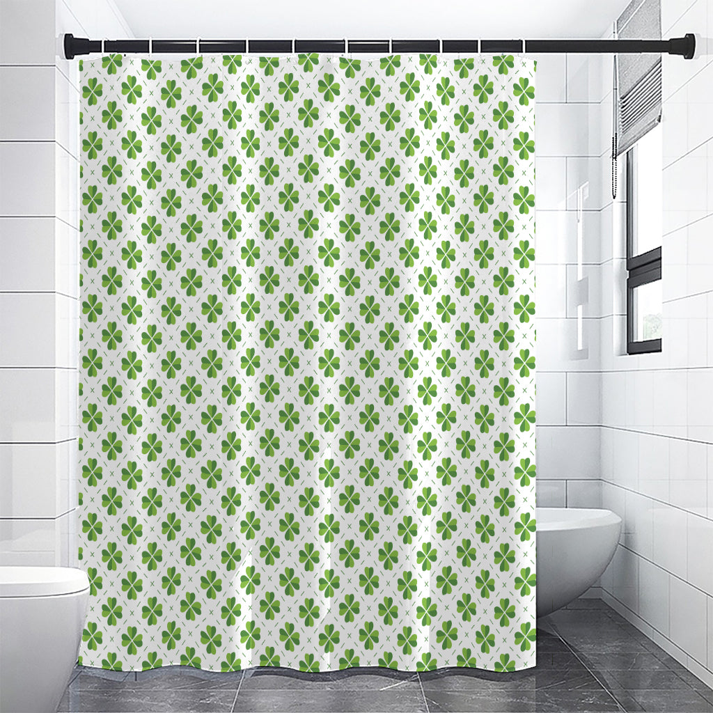 Shamrock Saint Patrick's Day Print Shower Curtain
