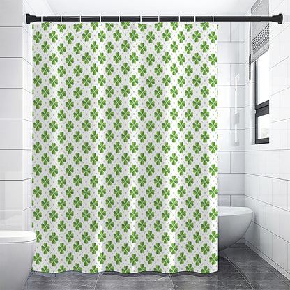 Shamrock Saint Patrick's Day Print Shower Curtain