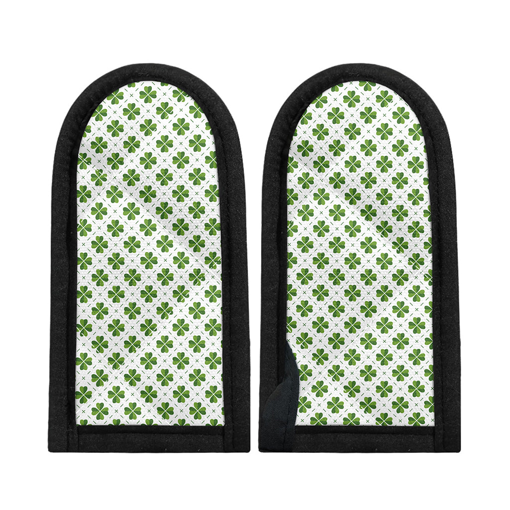 Shamrock Saint Patrick's Day Print Skillet Handle Cover