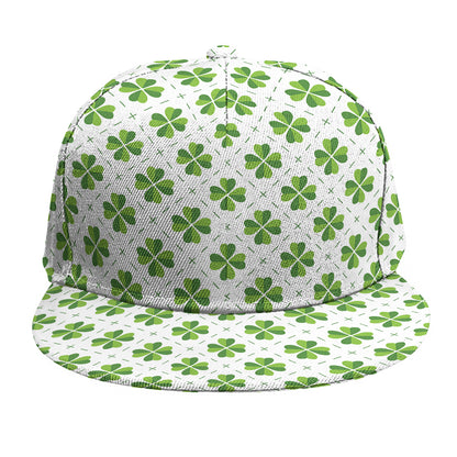 Shamrock Saint Patrick's Day Print Snapback Cap