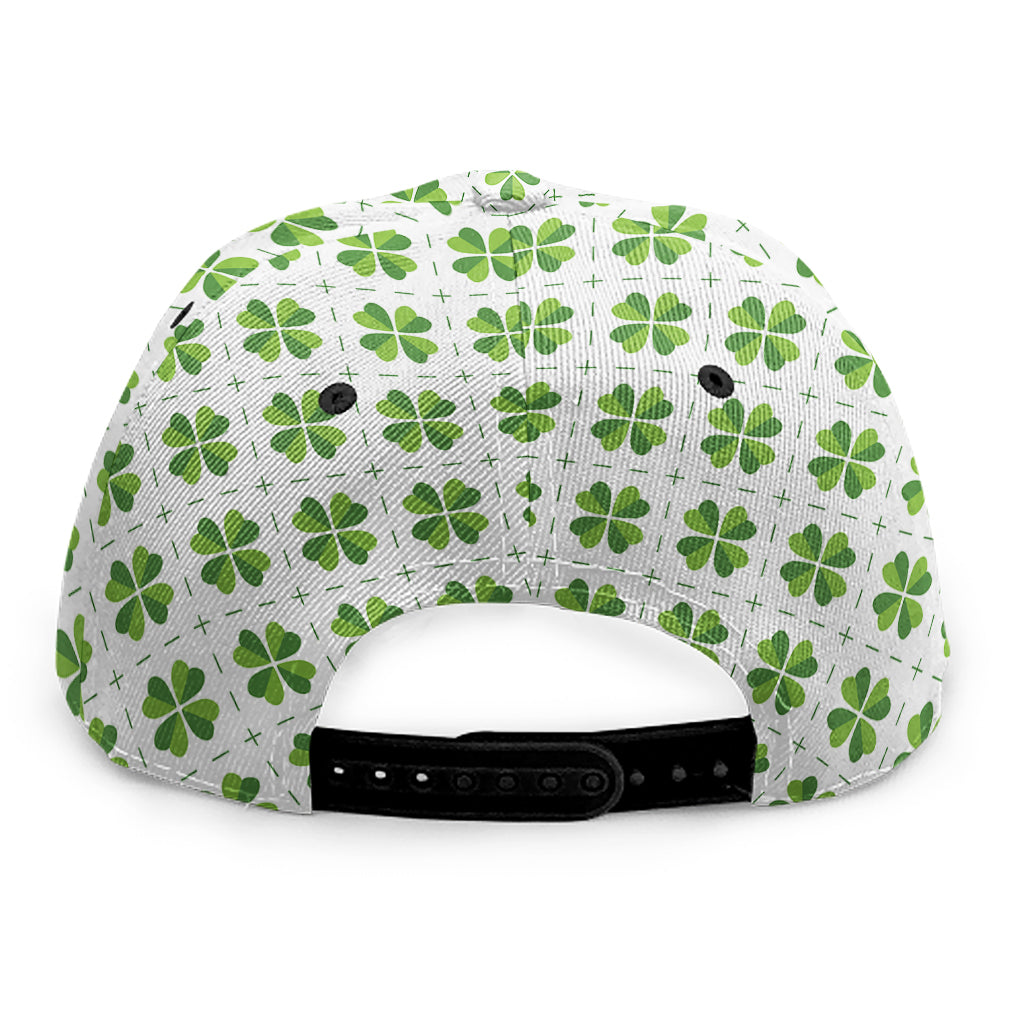 Shamrock Saint Patrick's Day Print Snapback Cap