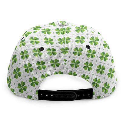 Shamrock Saint Patrick's Day Print Snapback Cap