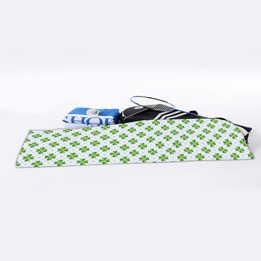 Shamrock Saint Patrick's Day Print Sports Towel