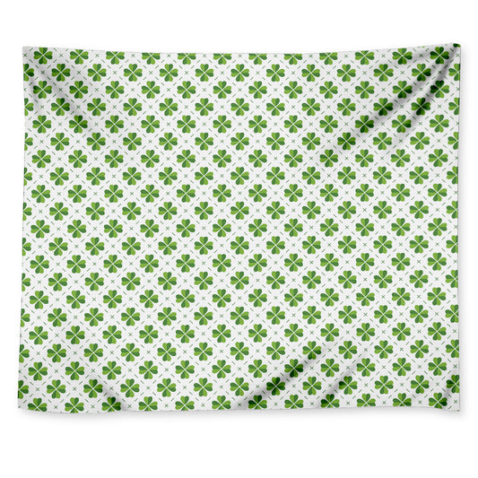 Shamrock Saint Patrick's Day Print Tapestry