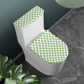Shamrock Saint Patrick's Day Print Toilet Lid And Tank Cover Set
