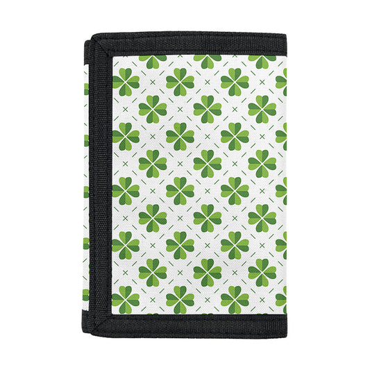 Shamrock Saint Patrick's Day Print Trifold Wallet