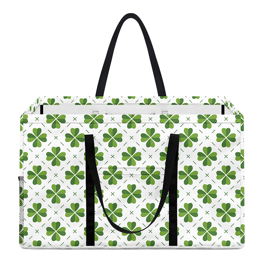 Shamrock Saint Patrick's Day Print Utility Tote Bag