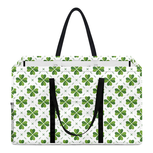 Shamrock Saint Patrick's Day Print Utility Tote Bag