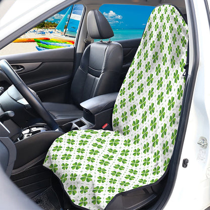 Shamrock Saint Patrick's Day Print Waterproof Car Seat Cover