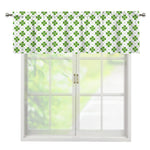 Shamrock Saint Patrick's Day Print Window Valance