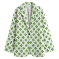 Shamrock Saint Patrick's Day Print Women's Blazer