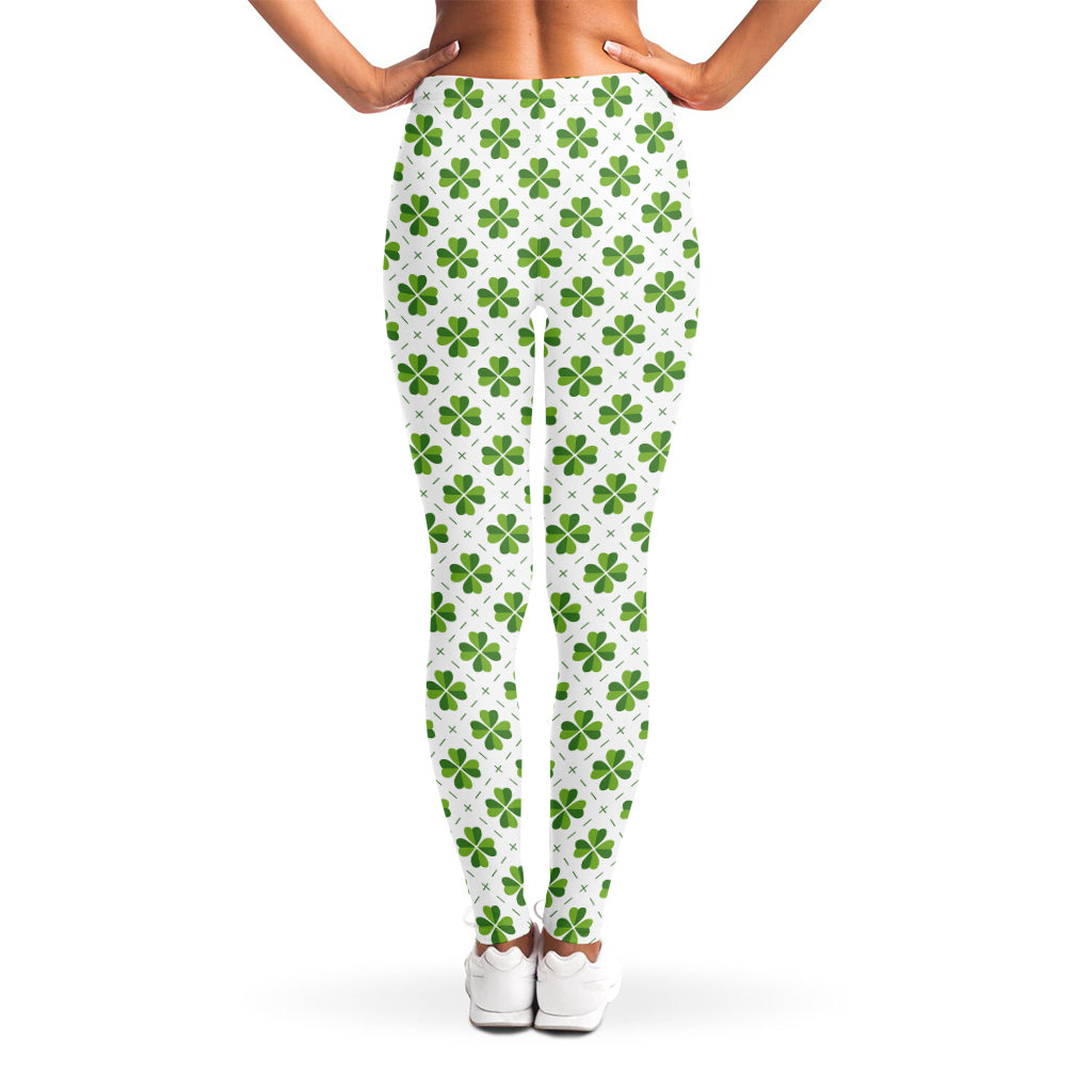 Shamrock Saint Patrick's Day Print Women's Leggings
