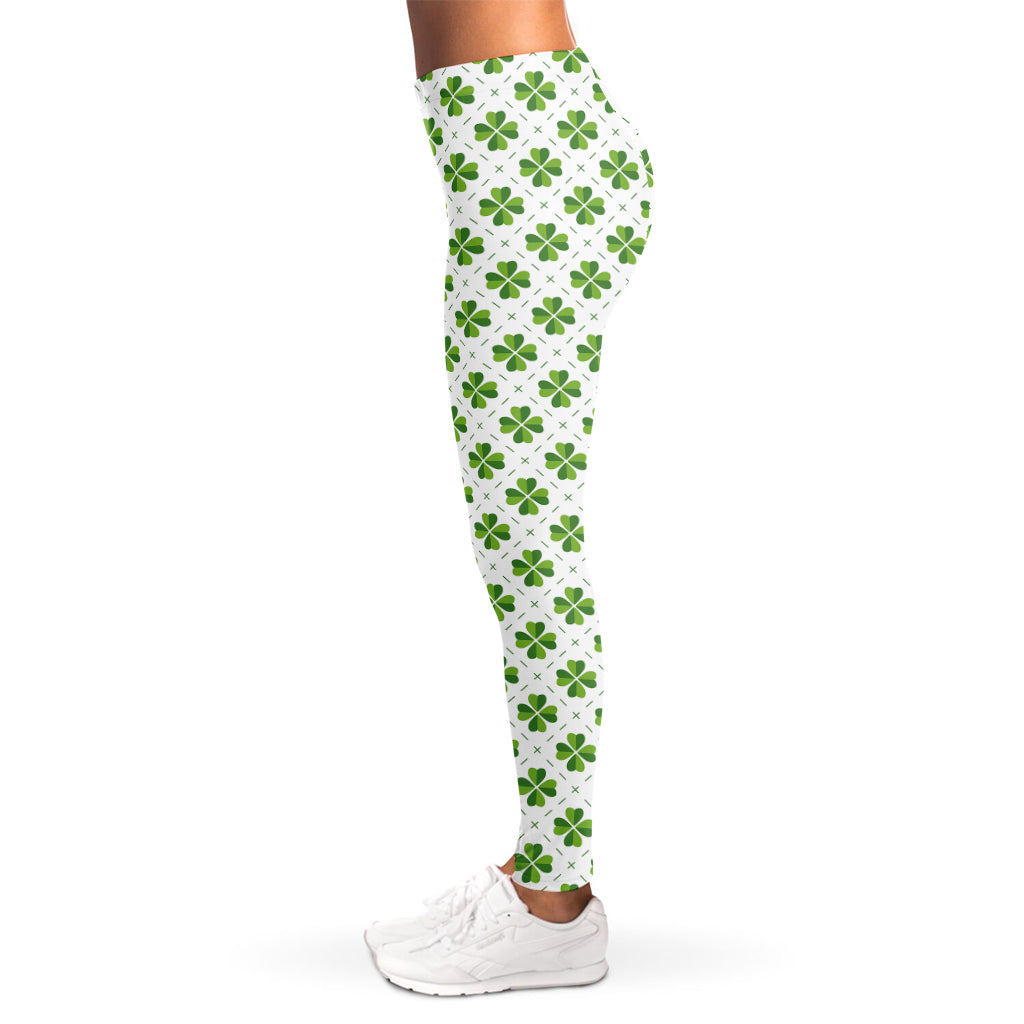 Shamrock Saint Patrick's Day Print Women's Leggings