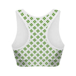 Shamrock Saint Patrick's Day Print Women's Sports Bra