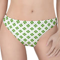 Shamrock Saint Patrick's Day Print Women's Thong