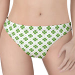 Shamrock Saint Patrick's Day Print Women's Thong