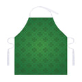 Shamrock St. Patrick's Day Pattern Print Adjustable Apron