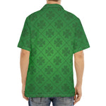 Shamrock St. Patrick's Day Pattern Print Aloha Shirt