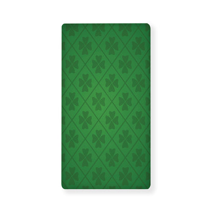 Shamrock St. Patrick's Day Pattern Print Baby Crib Sheet