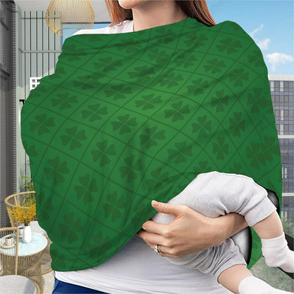 Shamrock St. Patrick's Day Pattern Print Baby Seat Cover