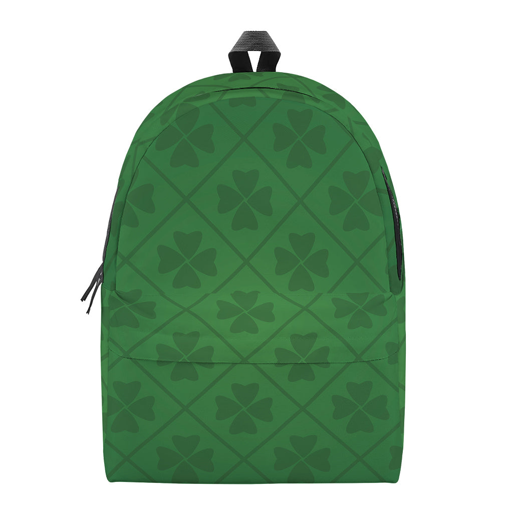 Shamrock St. Patrick's Day Pattern Print Backpack