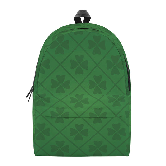 Shamrock St. Patrick's Day Pattern Print Backpack