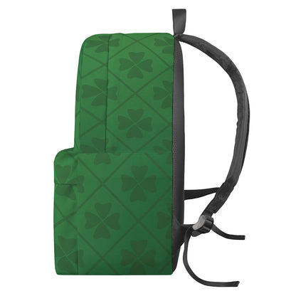 Shamrock St. Patrick's Day Pattern Print Backpack
