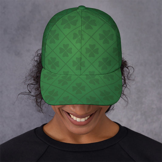 Shamrock St. Patrick's Day Pattern Print Baseball Cap