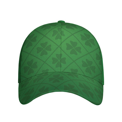 Shamrock St. Patrick's Day Pattern Print Baseball Cap