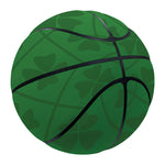 Shamrock St. Patrick's Day Pattern Print Basketball