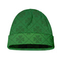 Shamrock St. Patrick's Day Pattern Print Beanie