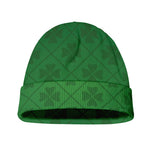 Shamrock St. Patrick's Day Pattern Print Beanie