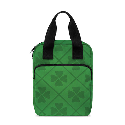 Shamrock St. Patrick's Day Pattern Print Bible Tote Bag