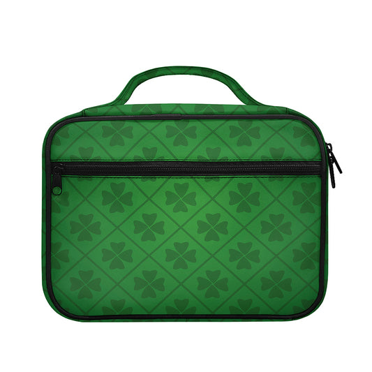 Shamrock St. Patrick's Day Pattern Print Briefcase Bible Bag