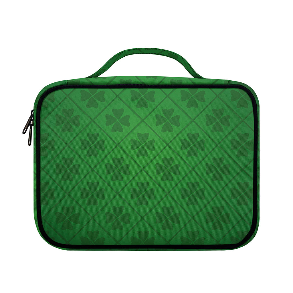 Shamrock St. Patrick's Day Pattern Print Briefcase Bible Bag