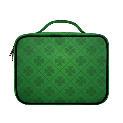 Shamrock St. Patrick's Day Pattern Print Briefcase Bible Bag