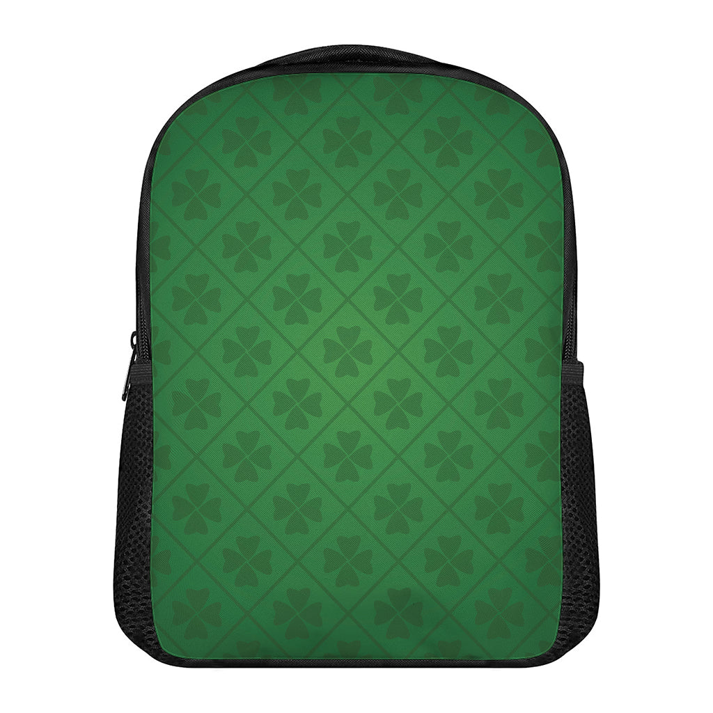 Shamrock St. Patrick's Day Pattern Print Casual Backpack