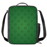 Shamrock St. Patrick's Day Pattern Print Crossbody Lunch Bag