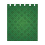 Shamrock St. Patrick's Day Pattern Print Curtain