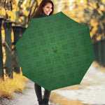 Shamrock St. Patrick's Day Pattern Print Foldable Umbrella